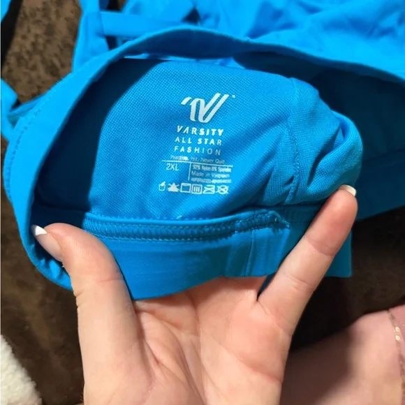 Blue Women's “SE” Sports Bra - Picture 3 of 3
